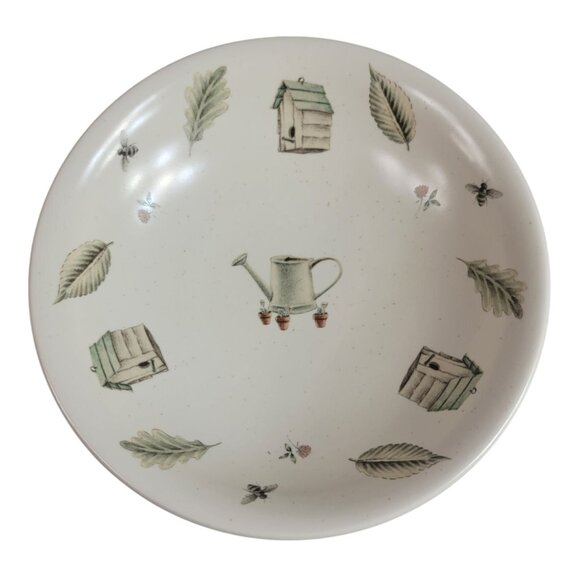 Pfaltzgraff Naturewood Round Pasta Serving Bowl 8.5" Stoneware VTG USA Replace - Picture 1 of 10